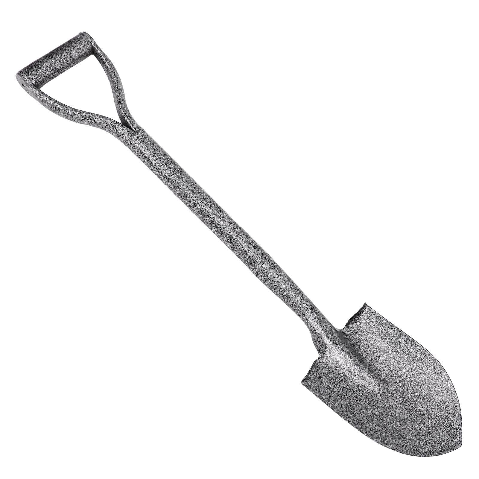 Krótka łopata 76 Cm, Całkowicie Metalowa łopata do Kopania ze Stali Manganowej, z Uchwytem D do Biwakowania, Ogrodnictwa i Wykopów na Zewnątrz