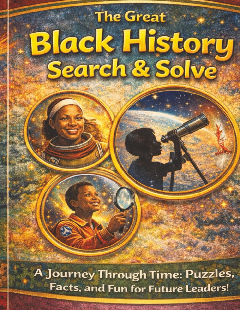 The Great Black History Search & Solve: Mazes, Word Searches, Coloring & Brain Games for Kids Ages 4–8