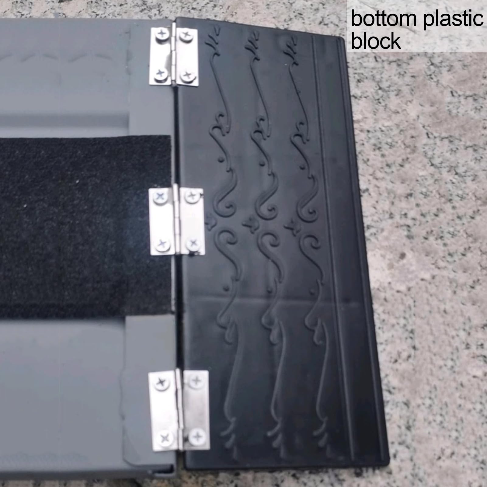Rampa de umbral, rampa portátil Antideslizante para Silla de Ruedas, Placas de transición de rampa para Scooter de Movilidad para Bicicletas, Pesa 330 Libras (Color: 1 m, tamaño: 1 Unidad)