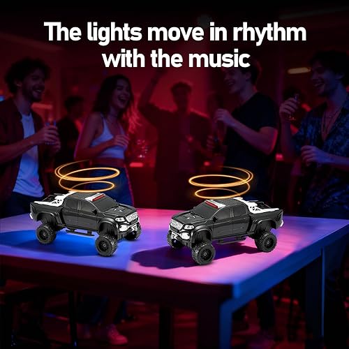 Miniatura 8 de WS-X65 Altavoz Bluetooth de Réplica de Camioneta de Recogida  Sonido HD, Radio FM, Estéreo TWS, Luces LED de Fiesta, Reproducción USBTF, Micrófono