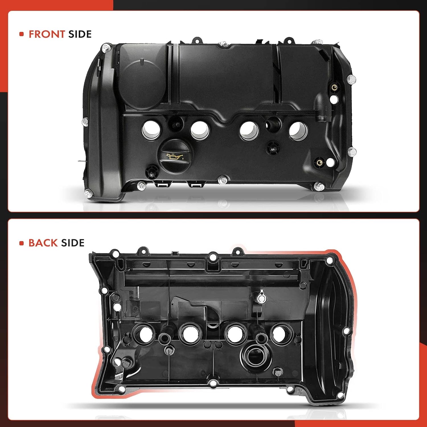 A-Premium Engine Valve Cover Kit Compatible with Mini Cooper 2011-2015, Cooper Paceman 2013-2016, Cooper Countryman 2011-2016, L4 1.6L DOHC, Replace # 11127646552, 11127603390