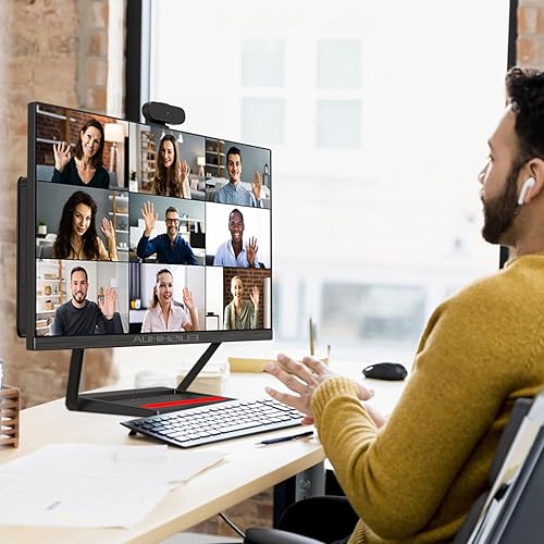 Miniatura 7 de Computadoras todo en uno de 24 pulgadas con panel de carga, computadora de escritorio Intel i7 de cuatro núcleos con cámara, 16G Ram 512G SSD IPS