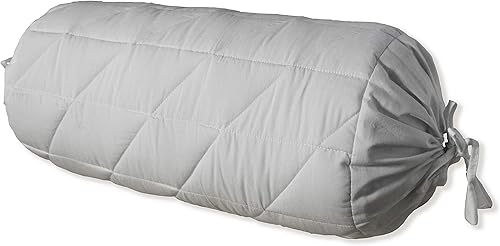 Miniatura 8 de Saffron Funda de almohada acolchada (blanco, 8 pulgadas de diámetro x 24 pulgadas de largo (7.9 in x 23.6 in)