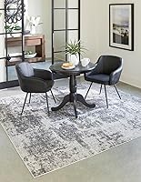 Vista 26 de Unique Loom Finsbury Collection - Alfombra de área Elizabeth (2 pies 7 pulgadas x 12 pies, color azul/marfil)