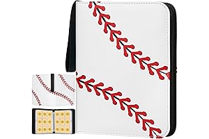 Baseball Card Book Album Binder for 900 Trading Cards Double-Sided (450 Pages)