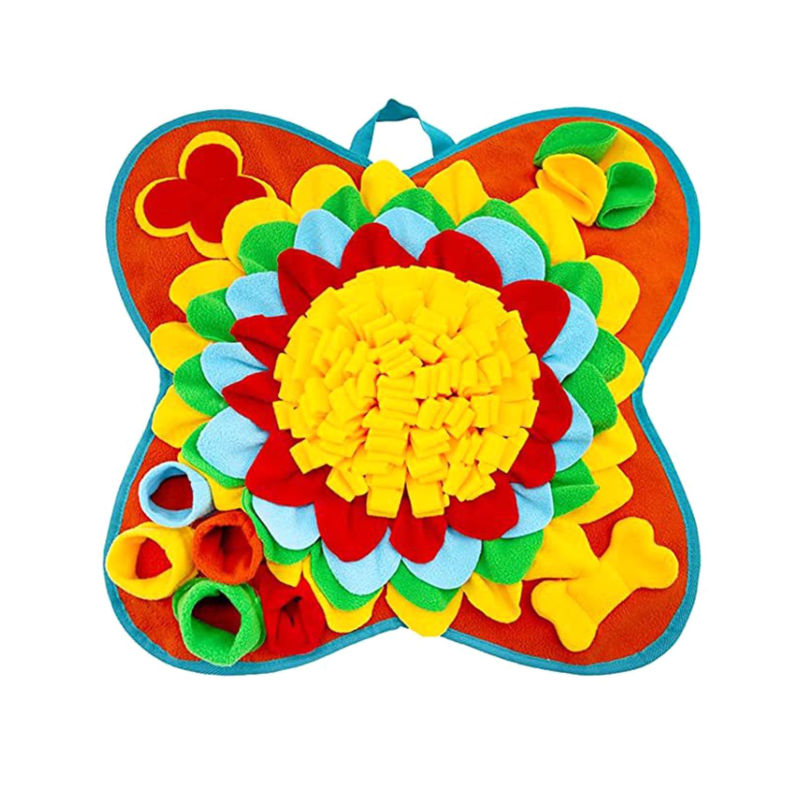 Maxtonser Interactive Pet Dog Slow Feeding Food Mat Soft Plush Sniffing Pad Treat Mats Dog Slow Feeding Training Mat