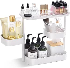 Multi-Purpose Bathroom Cabinet Kitchen Shelf Makeup And Accessory Cabinet Organizer