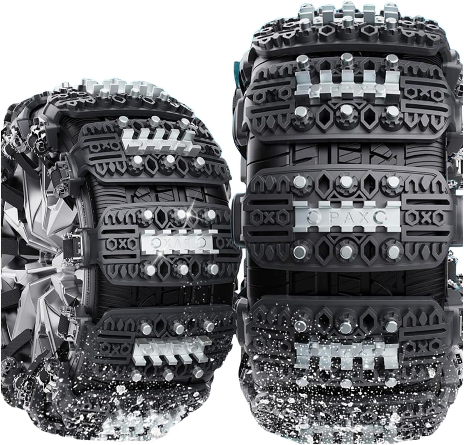 6PCS Car Snow Tire Chain Urethane String Universal Wheel Chains Car Winter Snow Track Spikes -skid Chains