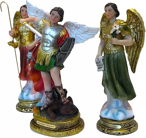 Miniatura 2 de Gigi's Classy Kids 3 Arcangeles 8 Inch San Miguel Arcangel, Arcangel Gabriel, Arcangel Rafael San Miguel Arcángeles Set