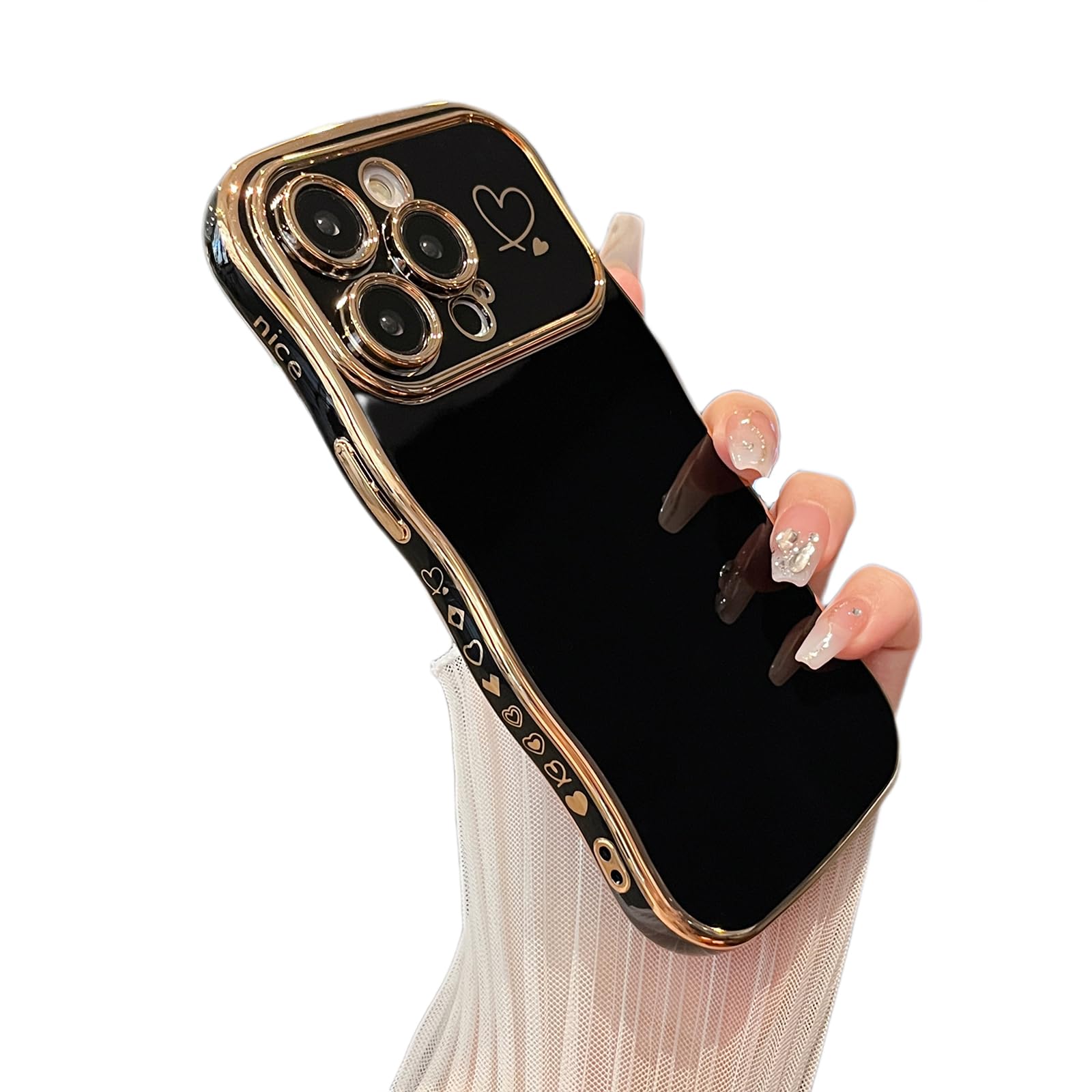 Coque iPhone 13 Pro antichoc avec bords plaqués de luxe durables