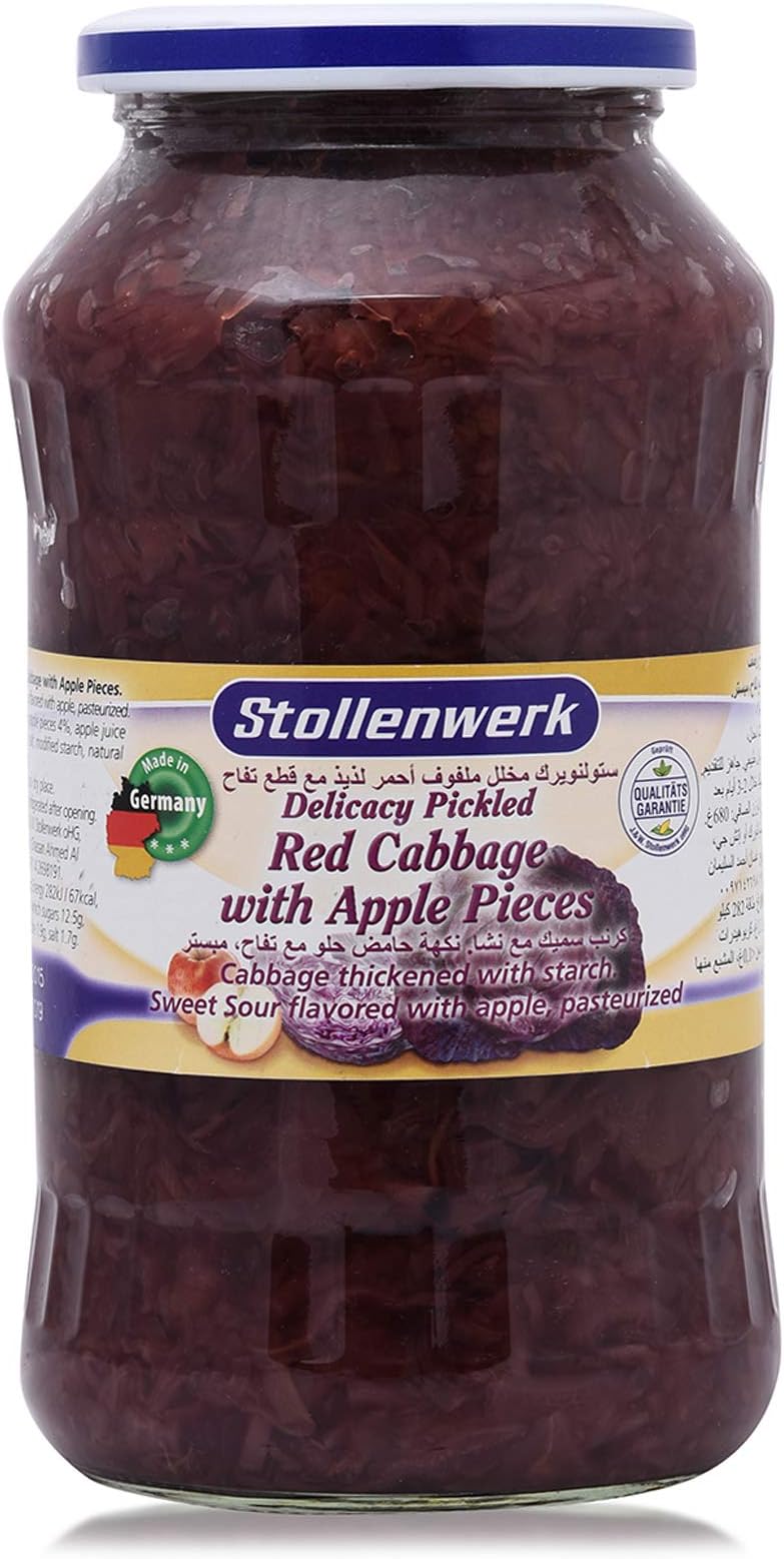 Red Cabbage & Apple Pieces Pickle - 680 gm