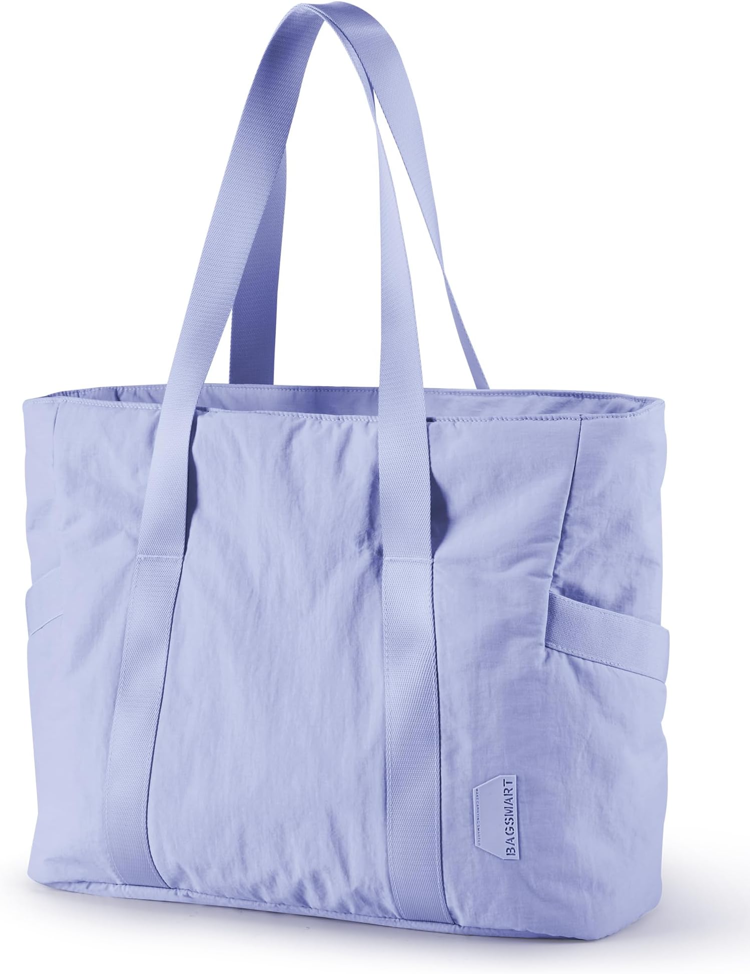 BAGSMART Tote Bag for Women, Tote Bag with Zipper Work Tote with Compartments Nurse Shoulder Hanbag for Travel, Gym