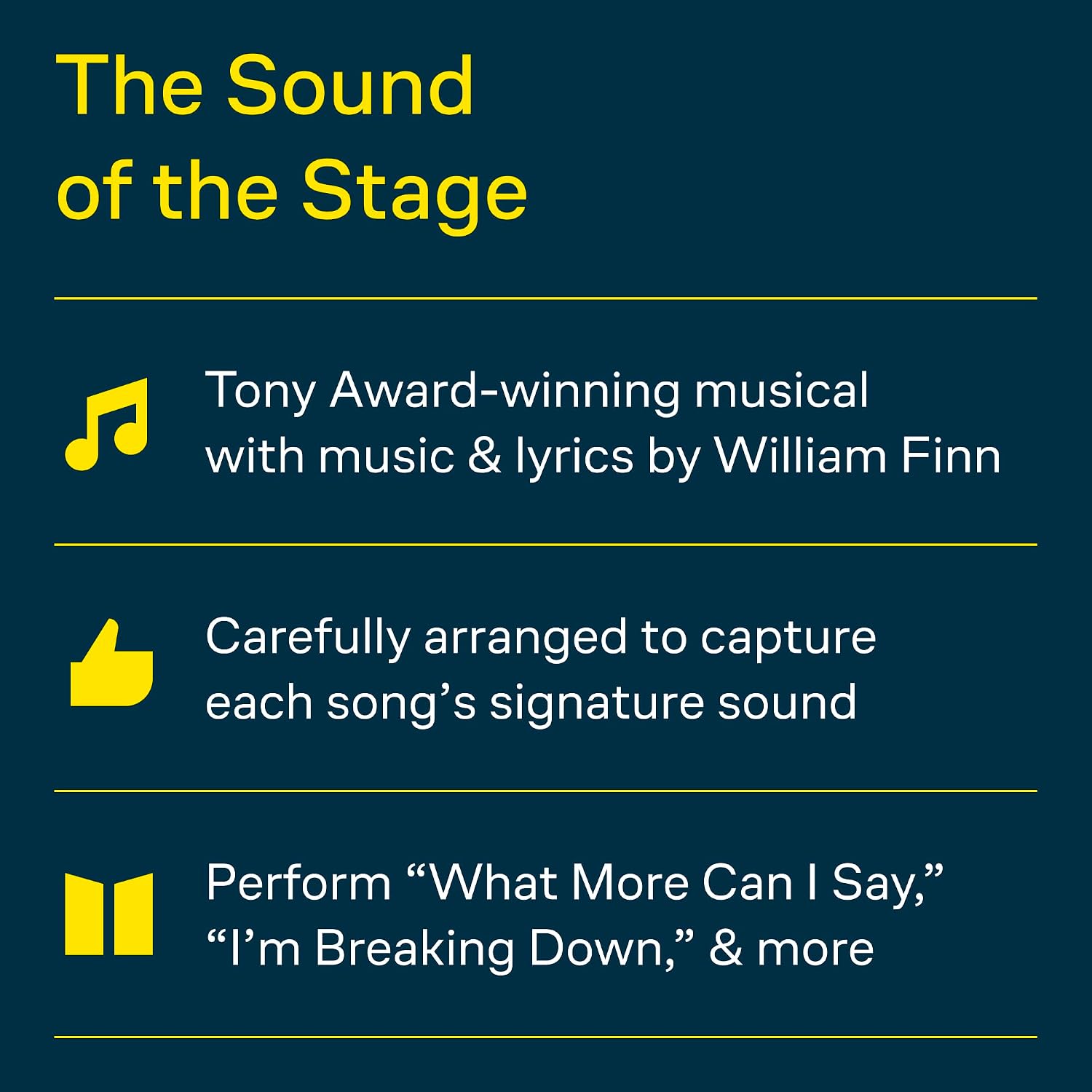 Falsettos: Vocal Selections