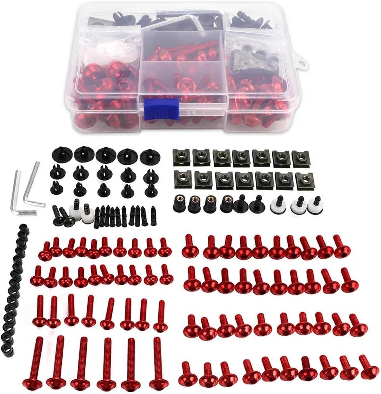 Motorfiets Kuipclips U-Type | Inclusief schroef | Per 10 stuks