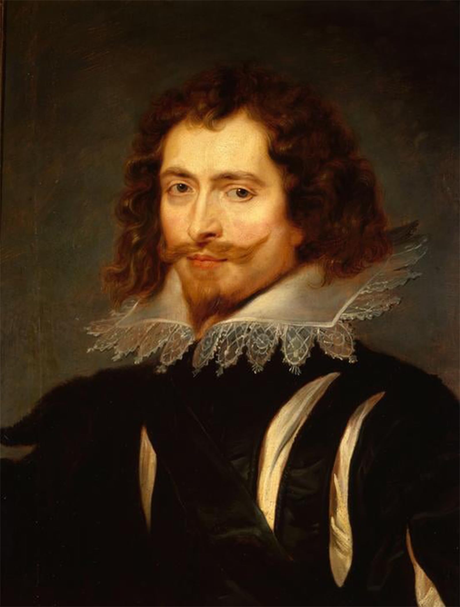 ARTXLXXBN Famous Print Painting Colorful Art Print Portrait of George Villiers Duke of Buckingham by Peter Paul Rubens Canvas Art Decorations for Home Decor 60x90cm