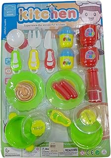 لعبة كروت مطبخ للأطفال تقدم كهدية متعدد الاشكال والالوان (كات مطبخ شوك واطباق)