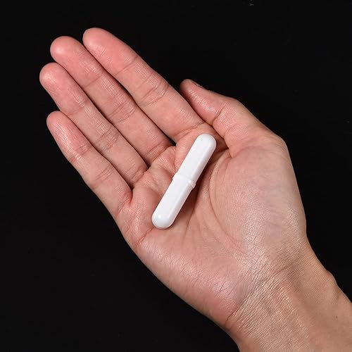 Miniatura 5 de MECCANIXITY Agitador magnético mezclador barra de agitación 50 mm (2 ") x10 mm con forma de anillo imán de revestimiento blanco para laboratorio 2