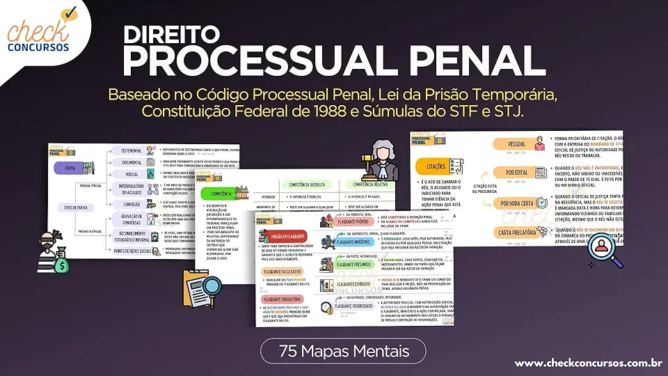 Mapas Mentais de Direito Processual Penal (Mapas Mentais para Concursos Públicos)