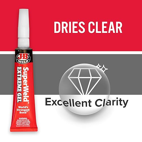 Miniatura 7 de J-B Weld Superglue Gel 15g Paquete de 2 - SuperWeld Gel Extremo