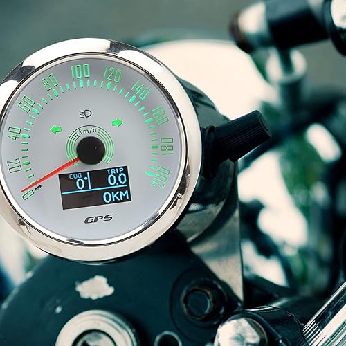Miniatura 4 de Velocímetro GPS 3 en 1 tacómetro GPS 200MPH 3.346 in 932V 7 colores retroiluminado antivaho universal para barco, coche, caravana, motocicleta