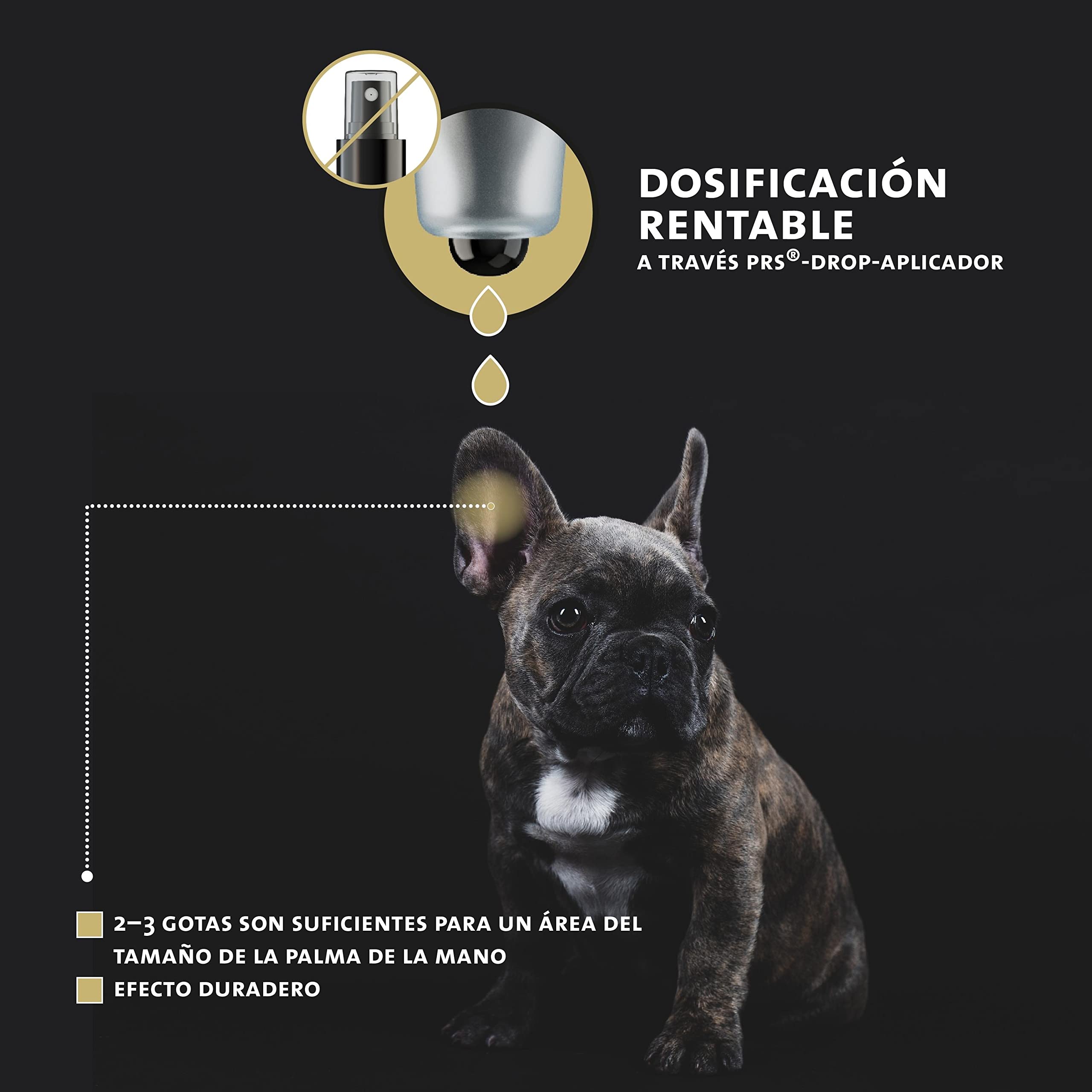 Peticare Perro Aceite de Cuidado Limpiador para Acaros del Oido y Anti-Parasitos - Gotas de Tratamiento, Limpia Eficazmente Orejas, Detiene Otitis Parasitaria - petDog Health 2108