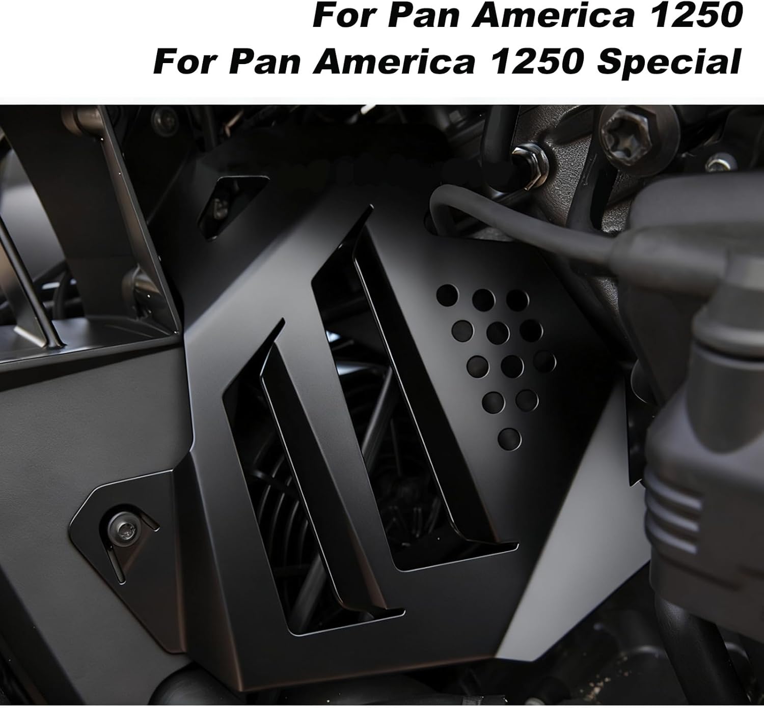 Radiator Guard Engine Protector Motorcycle Infill Panel for Pan America 1250 Special PanAmerica 1250 Left Side Fairing 2021 2022 Motorcycle Engine Protective Accessories