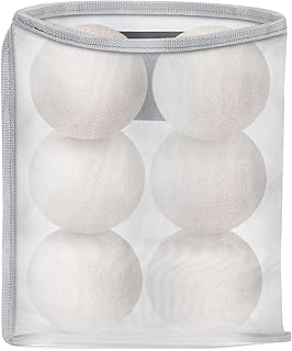 Kevenal Magnetic Wool Dryer Balls Holder - Nylon Bag for Laundry Room Organization - Wool Balls for Dryer Container, Magnetic Laundry Dryer Sheet Holder