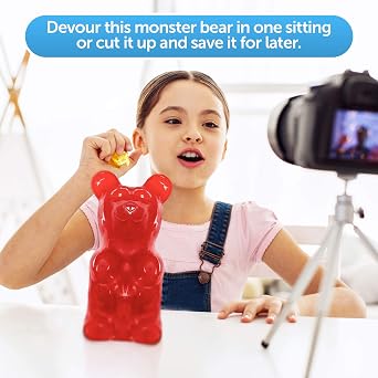 The Gummy Bear Guy | The Original World's Largest Gummy Bear - 5 Pounds - Cherry - Now Offering 40 Flavor Options!