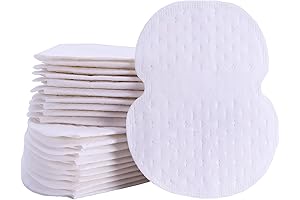 Premium Underarm Dress Shields - 60 Pack Odor Absorbent Disposable Sweat Pads...