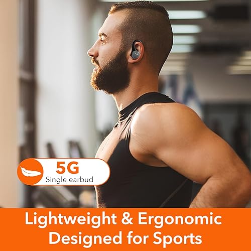 Miniatura 7 de comiso Auriculares inalámbricos E8 con graves intensos, Bluetooth 5.3 integrados ENC y ecualizador activo, control táctil, tiempo de reproducción de