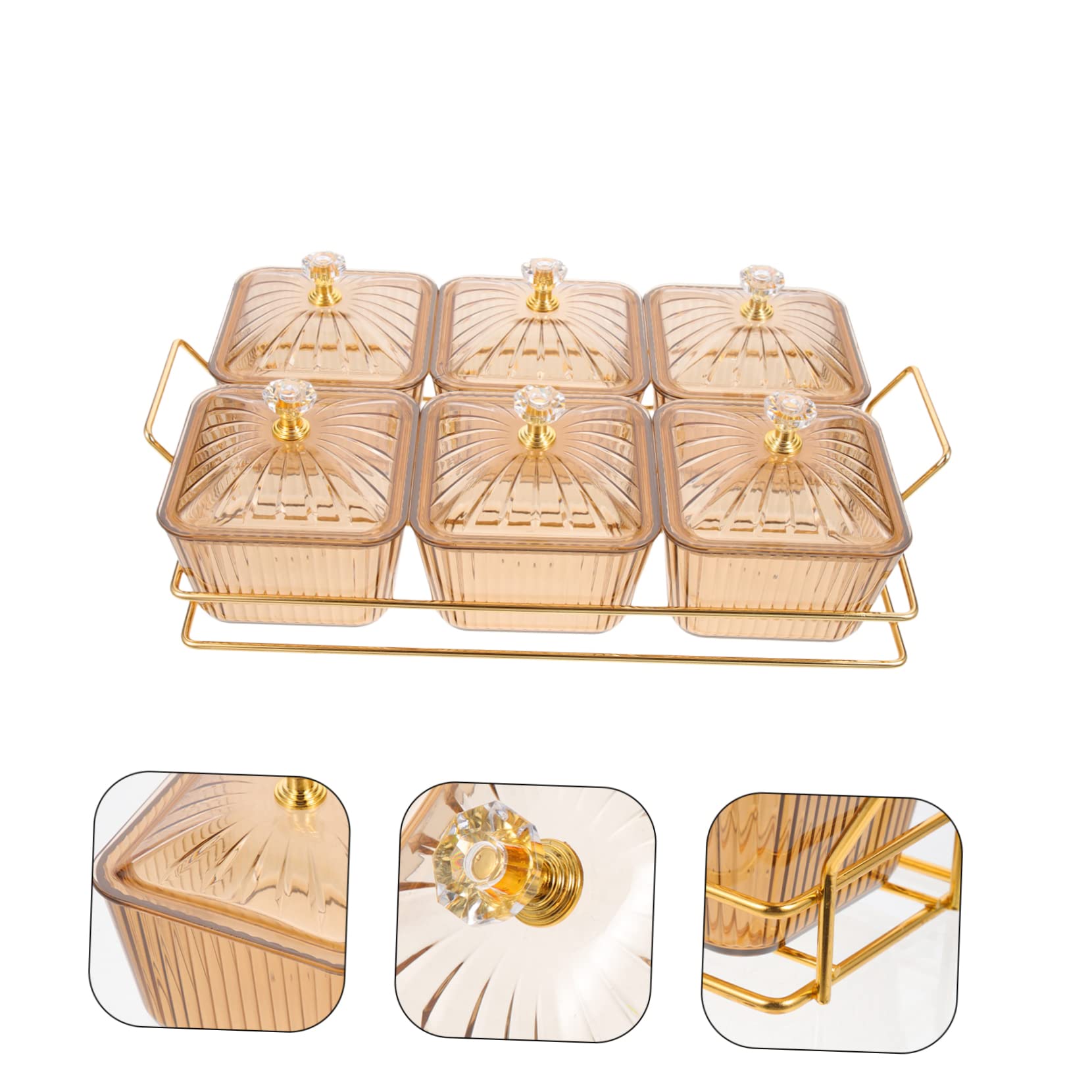 VICASKY Vassoio Portata per Snack Antipasti Frutta e Dessert Realizzato con Materiali Resistente e Duraturo per Servire Alimenti Casa Speciali