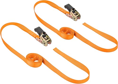 Vista 22 de PowerTye MFG - Correas de trinquete sin fin, sin ganchos, correas de amarre prémium para motocicleta, kayak, camión y remolque con diseño de bucle