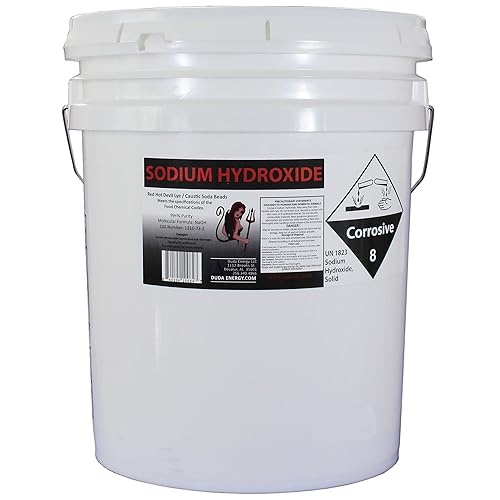 50 Lb Red Hot Devil Lye Sodium Hydroxide
