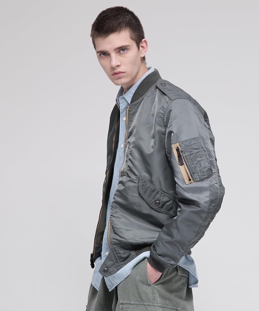 希少』 アヴィレックス ベトジャン ナイロンツイル A-2 グレー 【L 希少』 アヴィレックス ベトジャン ナイロンツイル A-2 グレー 【L