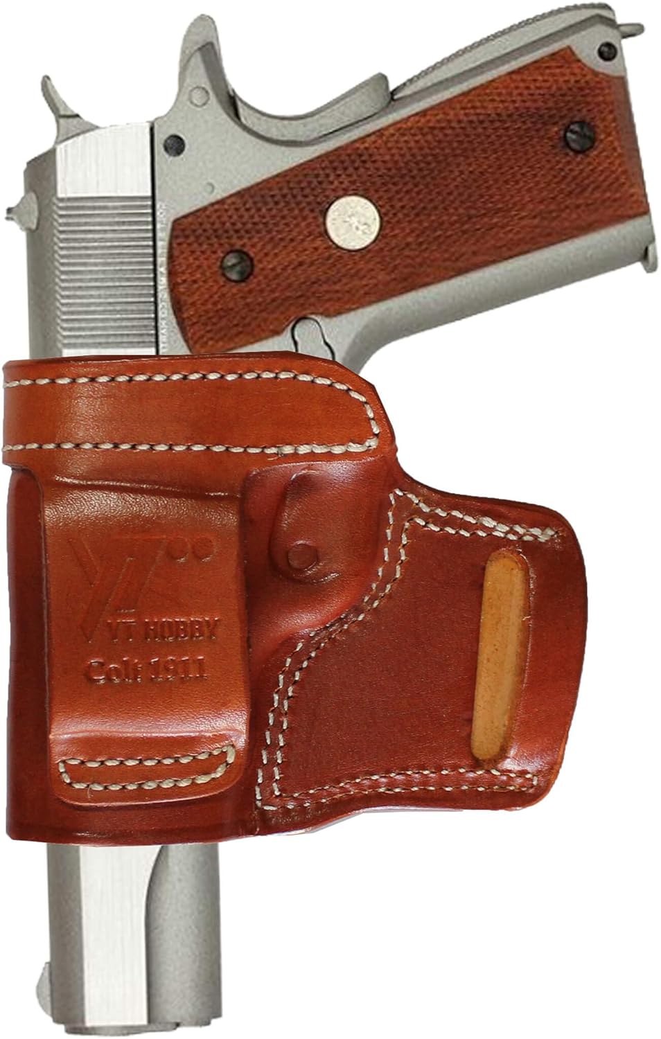 YT HOBBY Fast Draw Outside The Waist Band OWB Carry Handmade Leather Gun Holster