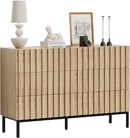 UEV Kommode mit 6 Schubladen, Natur
