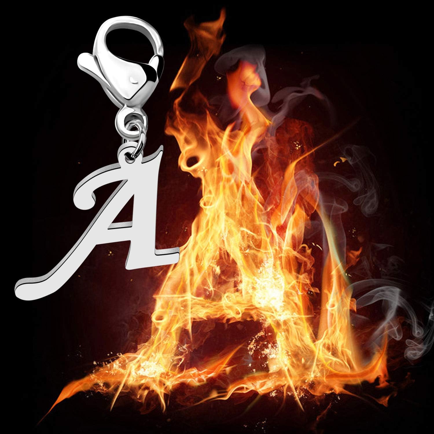 ENSIANTH Intial Letter A-Z Alphabet Charm Alphabet Jewelry for Women Gifts for Friends Clasps for jewelry (A) - Image 8