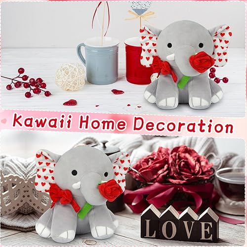 Miniatura 4 de GEWUJATOP Animales de peluche de elefante para el día de la madre, regalos para mamá de hija e hijo, regalos para mamá para el día de la madre,