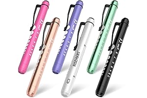 Risenmart Black Nurse Pen Light - Pack of 6