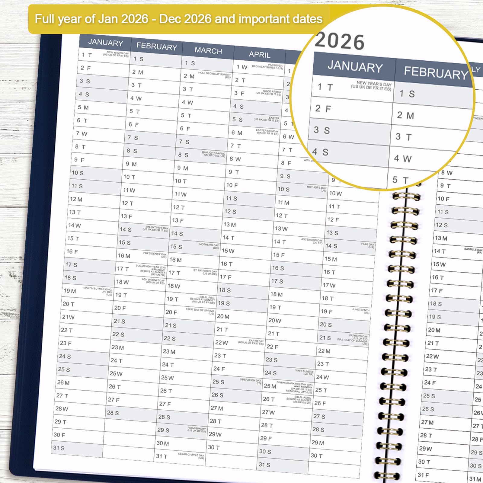 2026 Diary Appointent Book/Planner 2026 - Weekly Appointent Book 2026