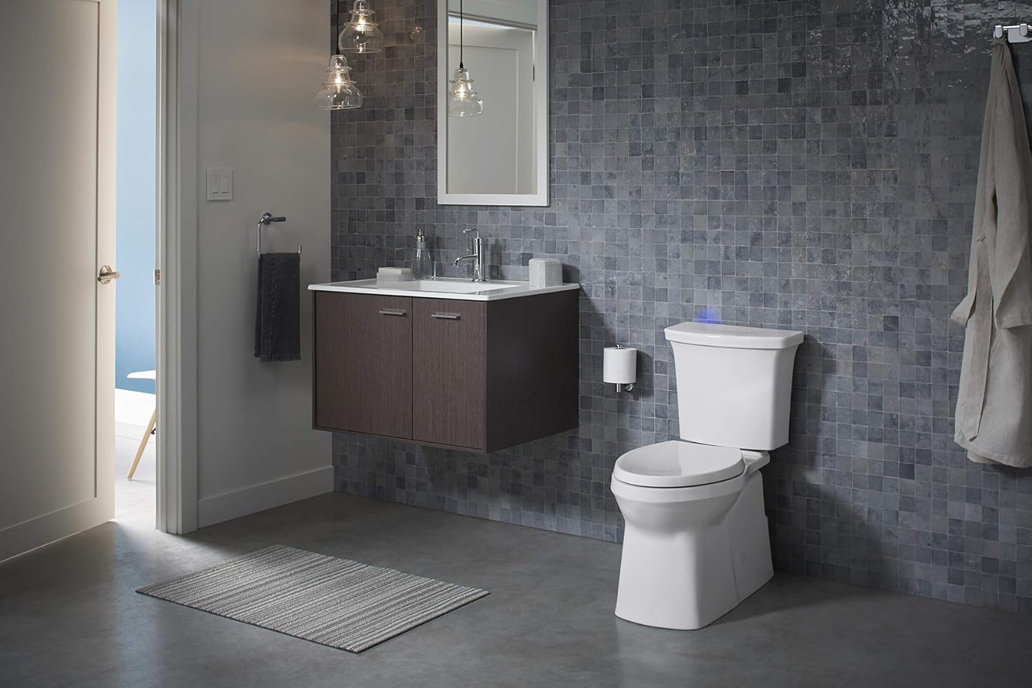 KOHLER 5709-0 Corbelle Two Piece Toilet, White - - 