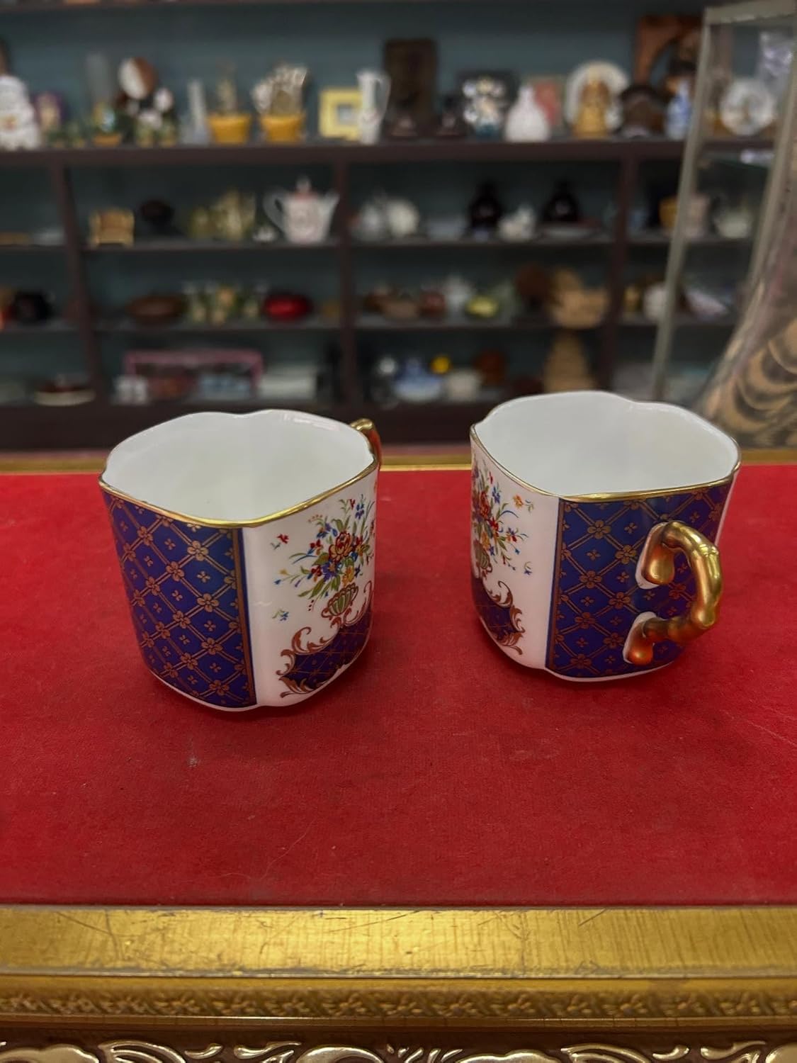 Set of 2 Japanese Style Bone China Tea Cups