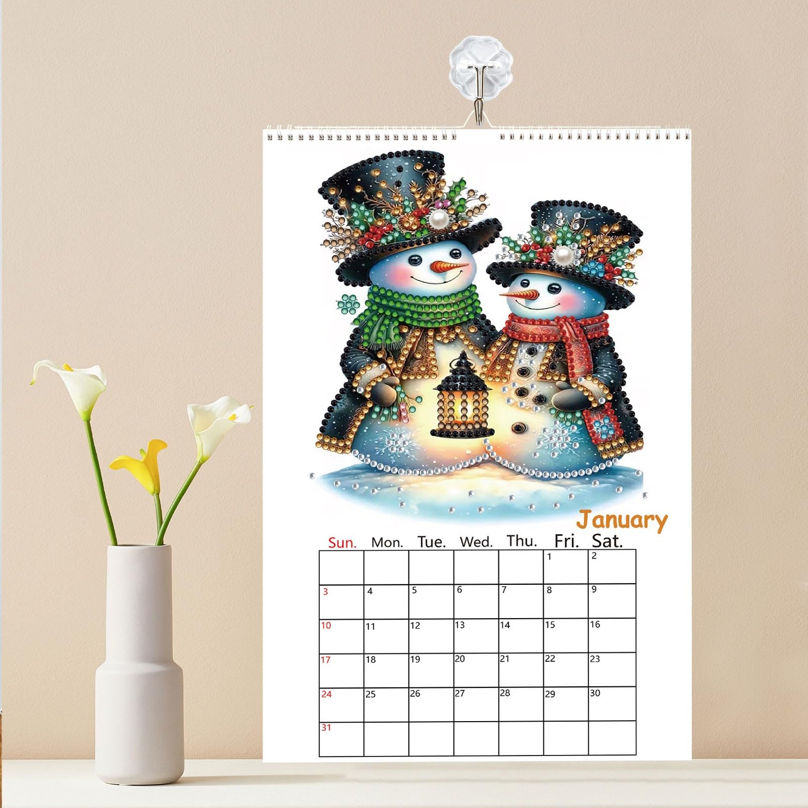 Amazon.co.jp: [2027年版] ダイヤモンドアート カレンダー DIY 手作り