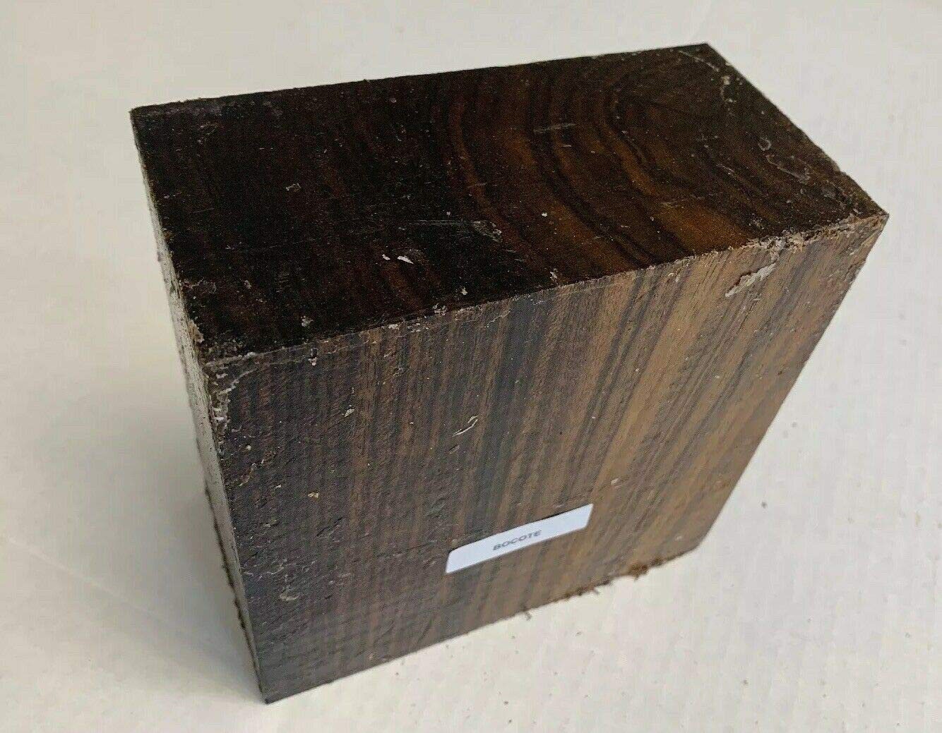 Bocote Turning Wood Bowl Blank Lathe - 6" X 6" X 3", Wo-1256Z Wood Craft Supplies by InnaBest