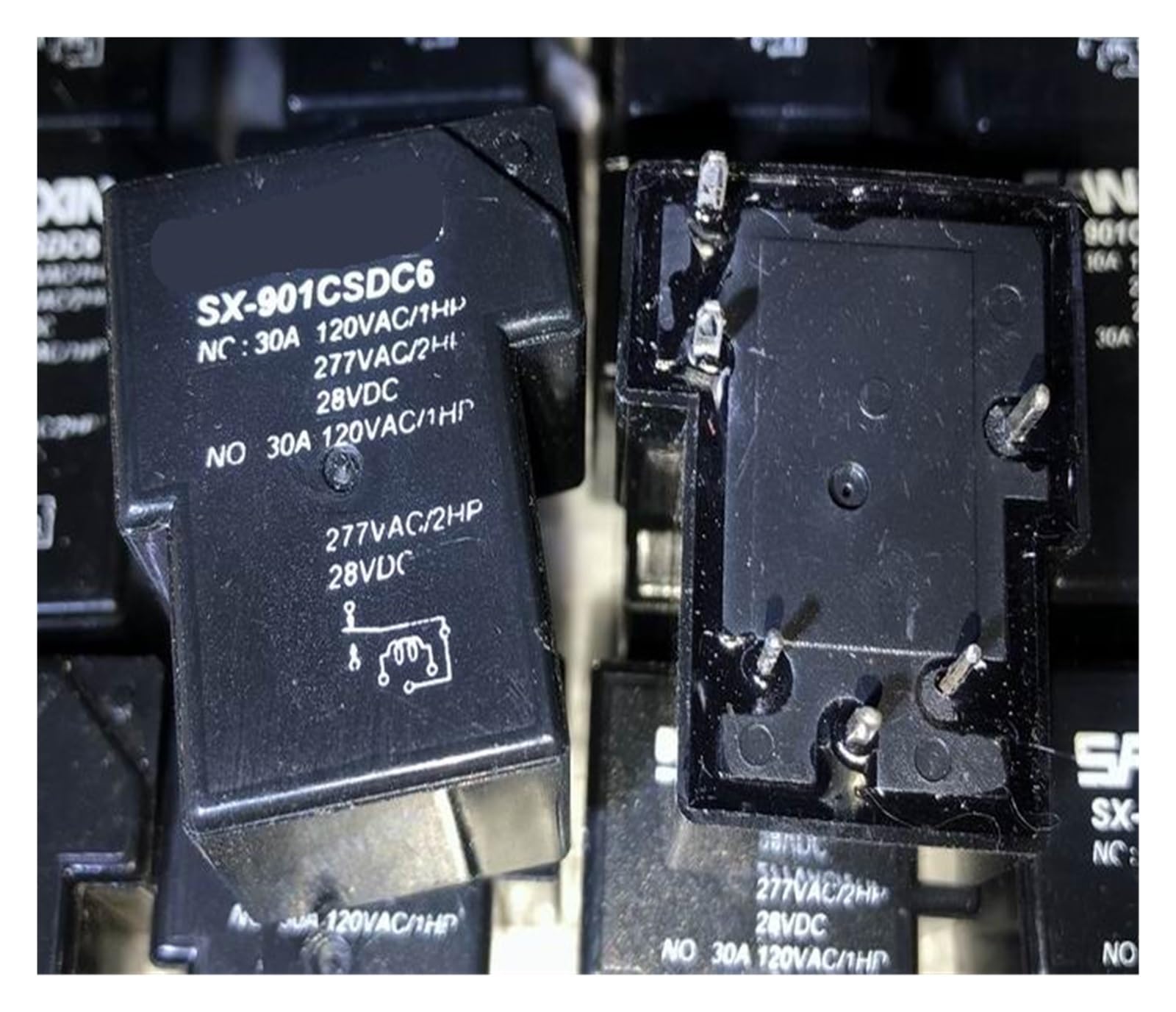 Relais 6 Broches SX-901CSDC6V NISZA anti surchauffe pour panne de circuit 30A
