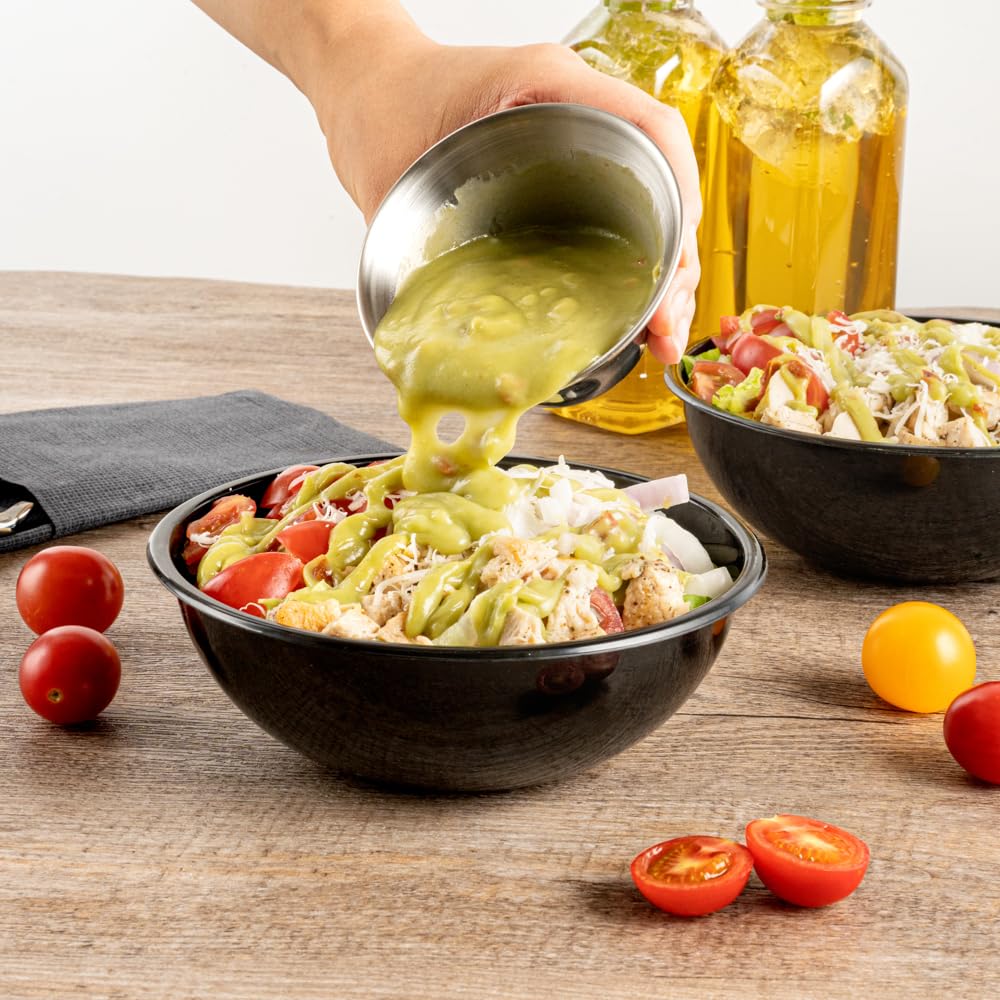 Kubek na przyprawy ze stali nierdzewnej, ramekin, kubek na sos - okrągły - 15 ml - pudełko 10 ct - akcesoria restauracyjne