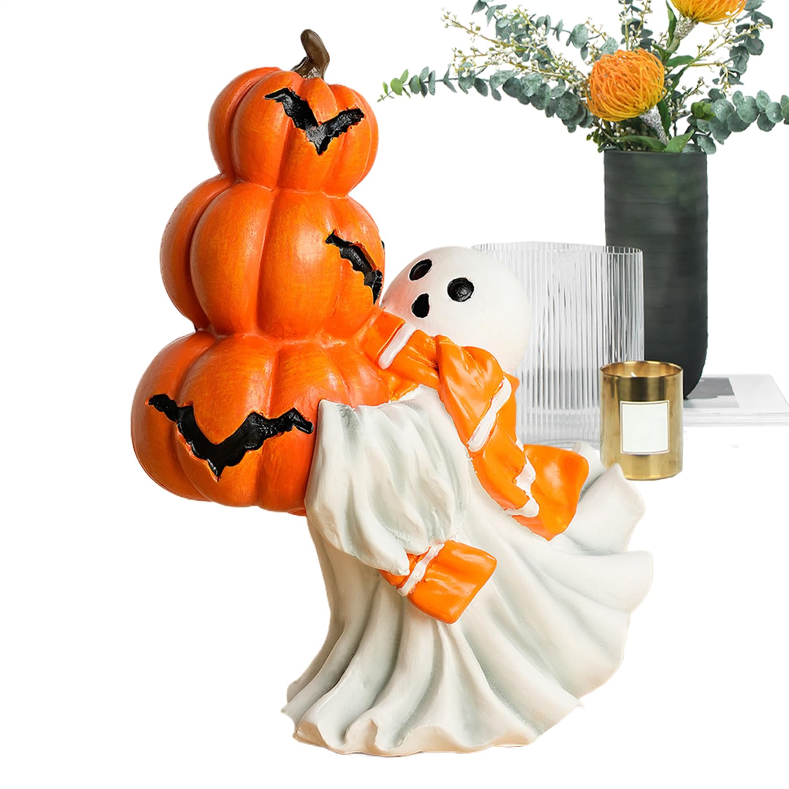 Figurine fantôme déco pour transformer l'ambiance de votre porche et salon