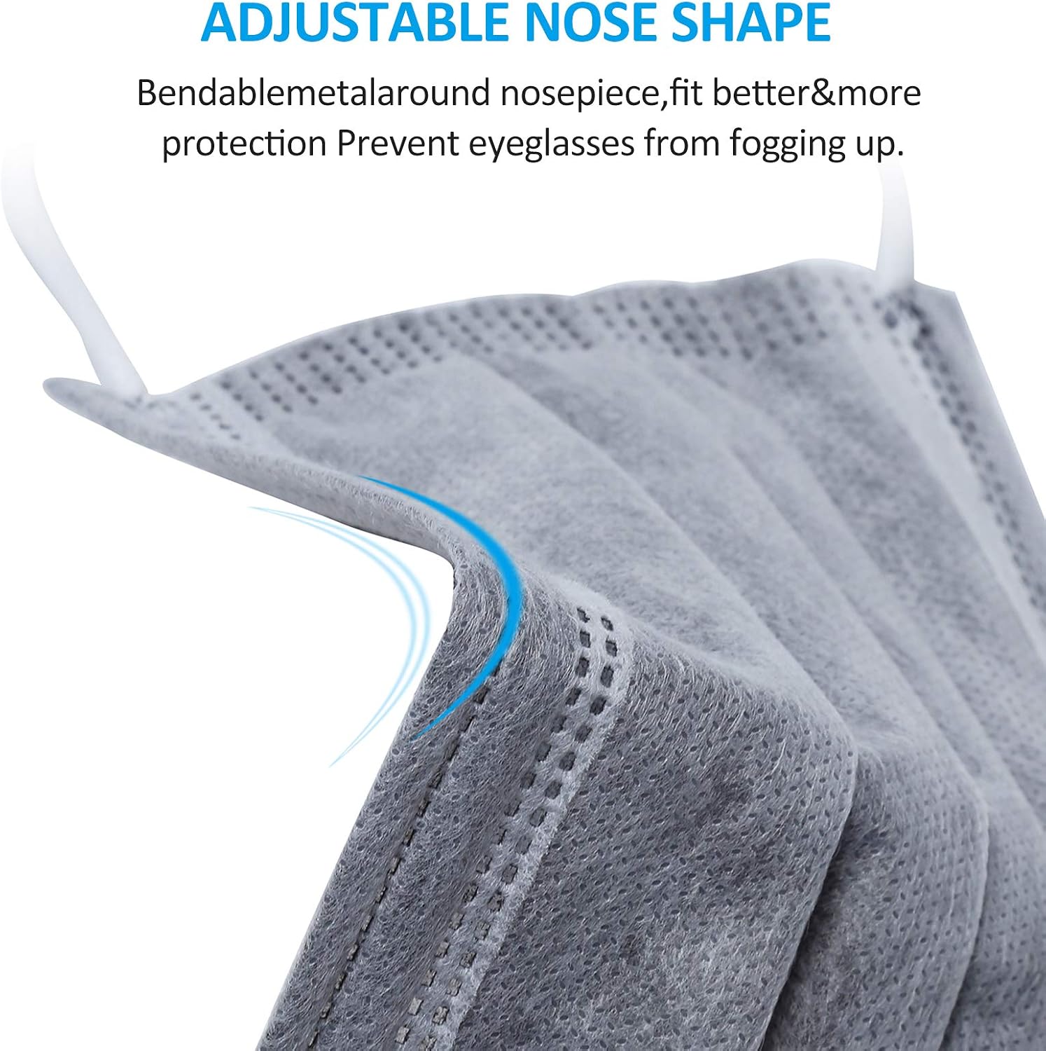 Disposable Face Masks Grey 50 Pack/Box