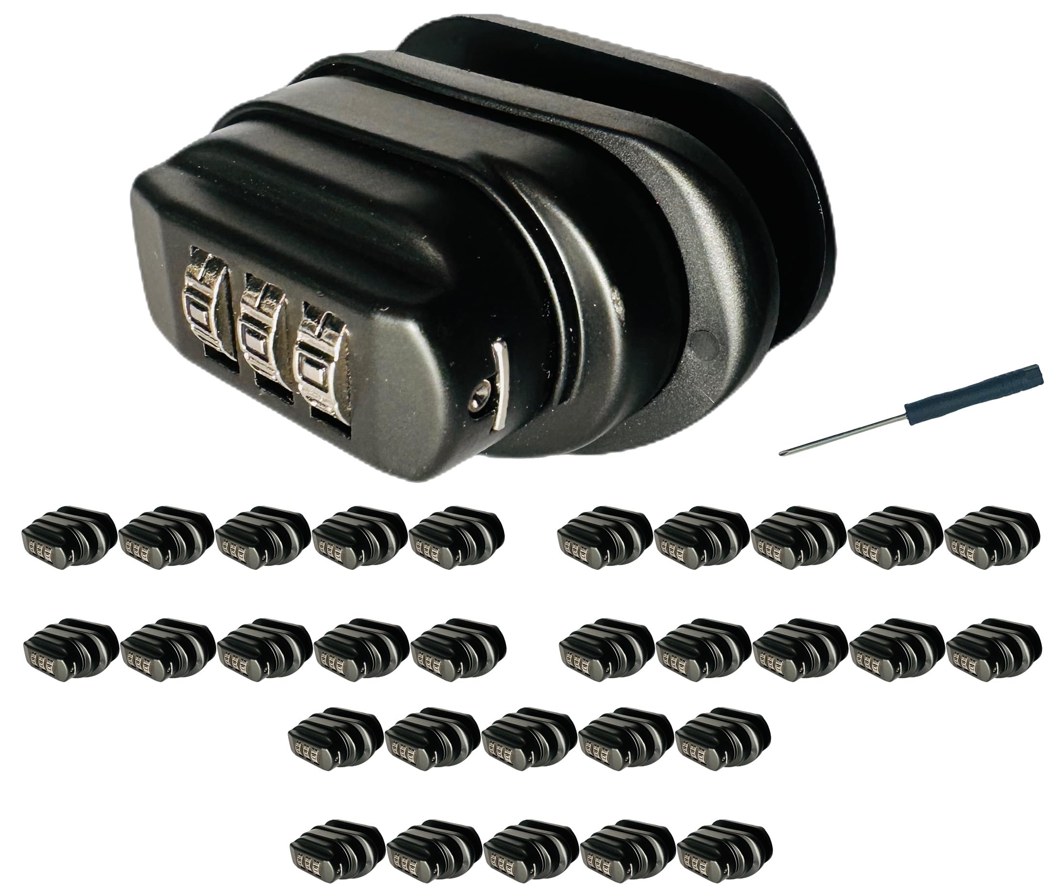 Gun Trigger Lock, 3 Digit Set Own Combination Lock Password- Universal Fits with BB Gun Firearms Shotgun, Handgun, Pistol.