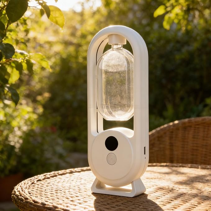 Difusor aromático eléctrico con pantalla dual y 5 modos de nebulización miniatura 4